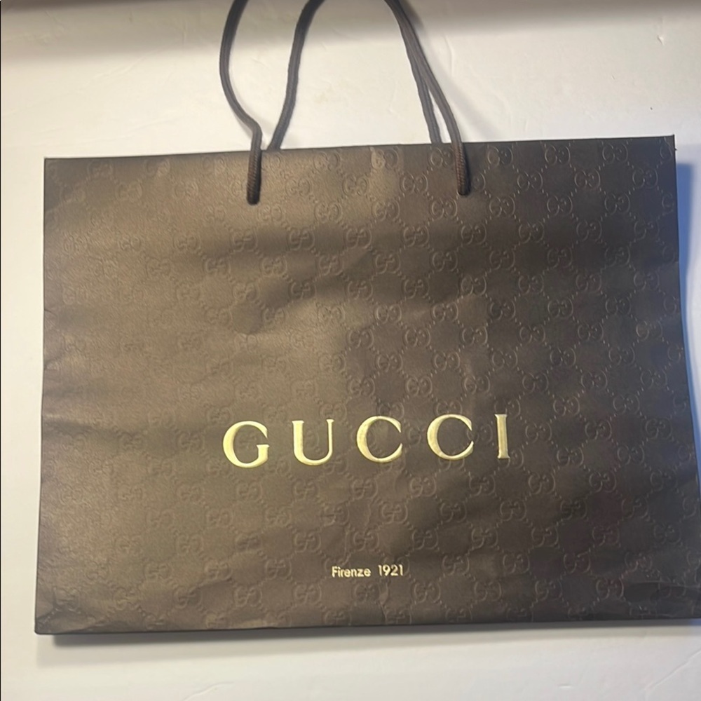 Gucci Brown Shopping Bag Medium - Picture 2 of 10